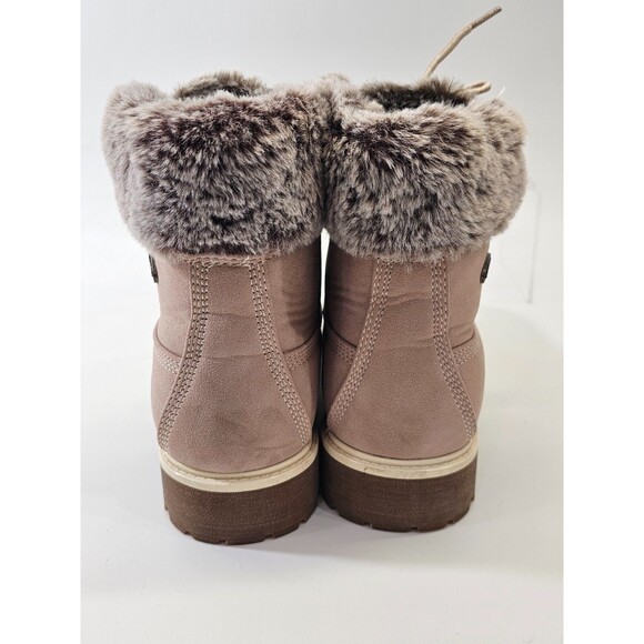 MW Women's 8 Lugz Convoy Fur 6" Boot Golden Wheat Suede leather Ankle Bootie NEW - Picture 6 of 9